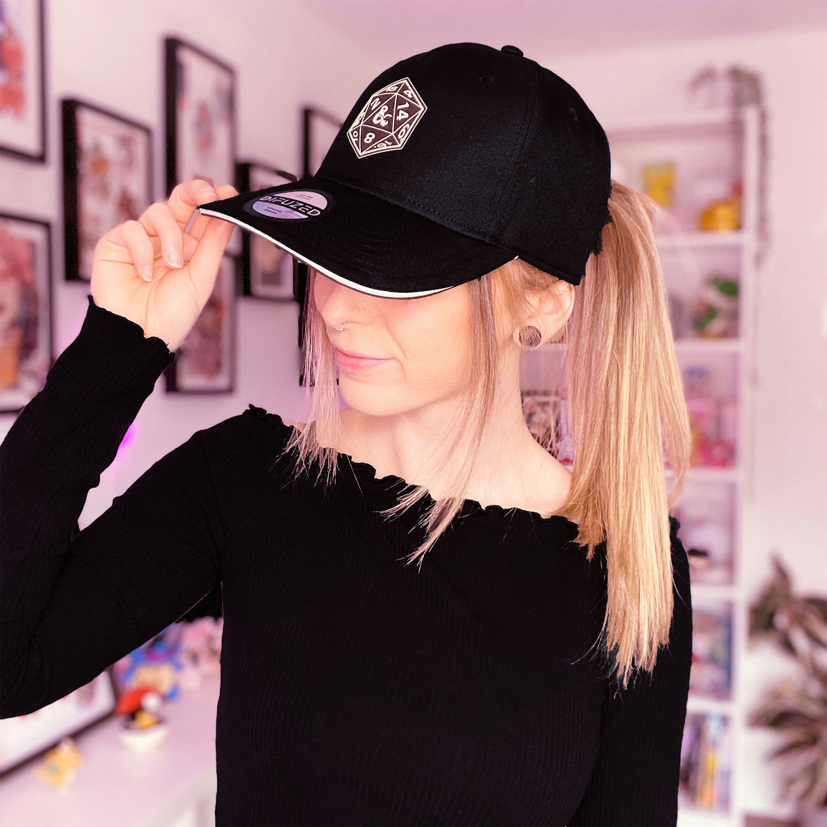 Immagine del prodotto Dungeons & Dragons - Cappello a cubo nero