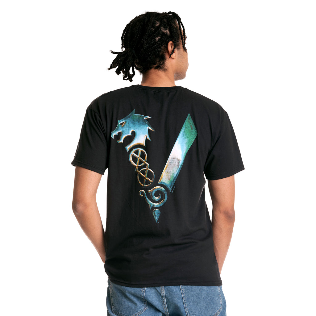 Produktbild Vikings - Metallic T-Shirt schwarz