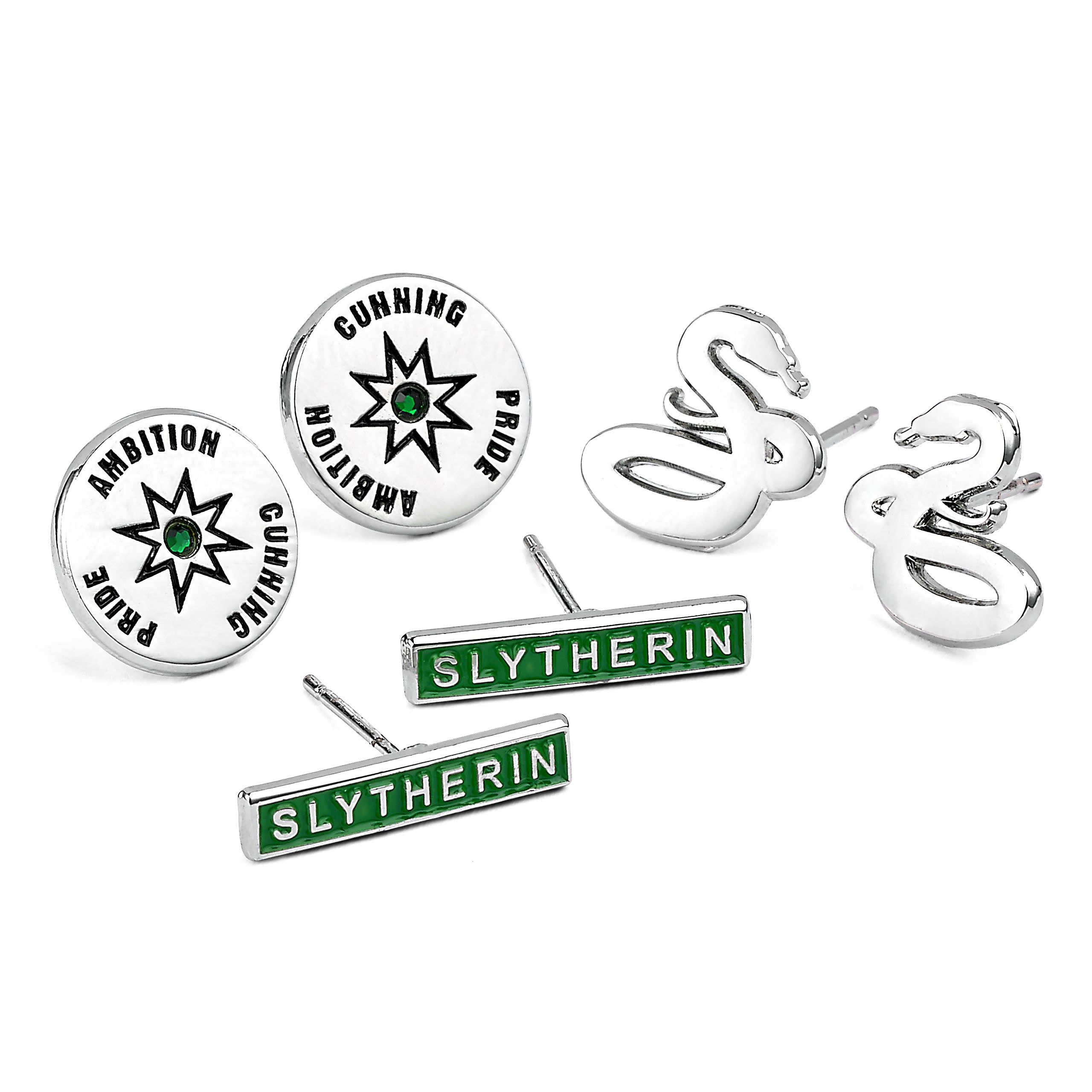 Immagine del prodotto Harry Potter - Orecchini Serpeverde Set di 3