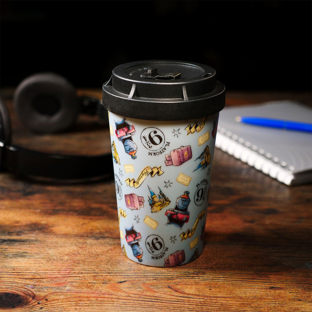 Immagine del prodotto Bicchiere Portatile Simboli Magici - Harry Potter
