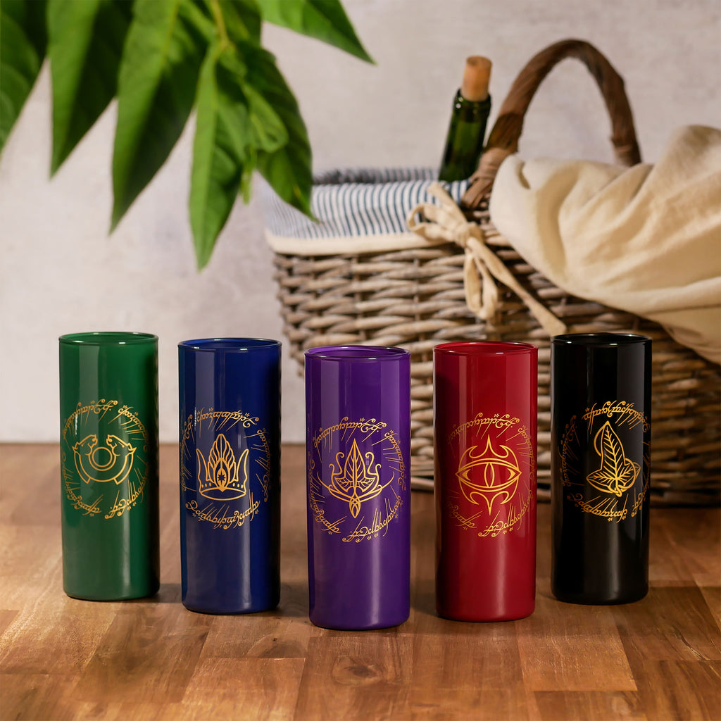 Produktbild Mittelerde Symbol Gläserset 5-teilig - Der Herr der Ringe