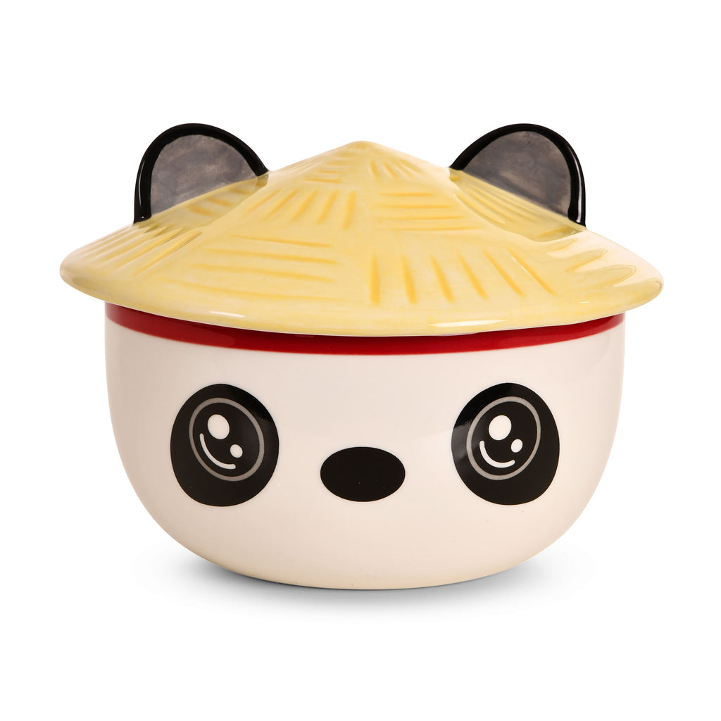 Immagine del prodotto Ciotola Panda Kawaii con coperchio per fan di anime
