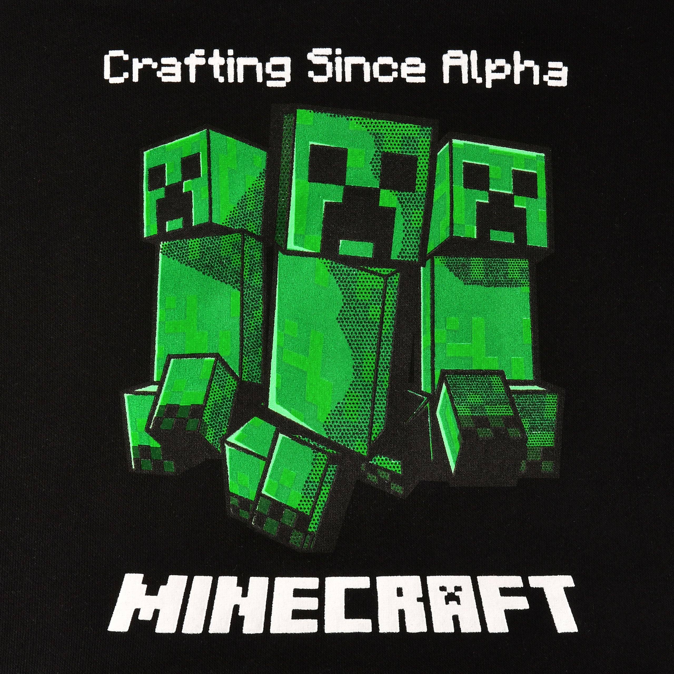 Image produit Minecraft - Sweat à capuche Creeper pour enfants noir