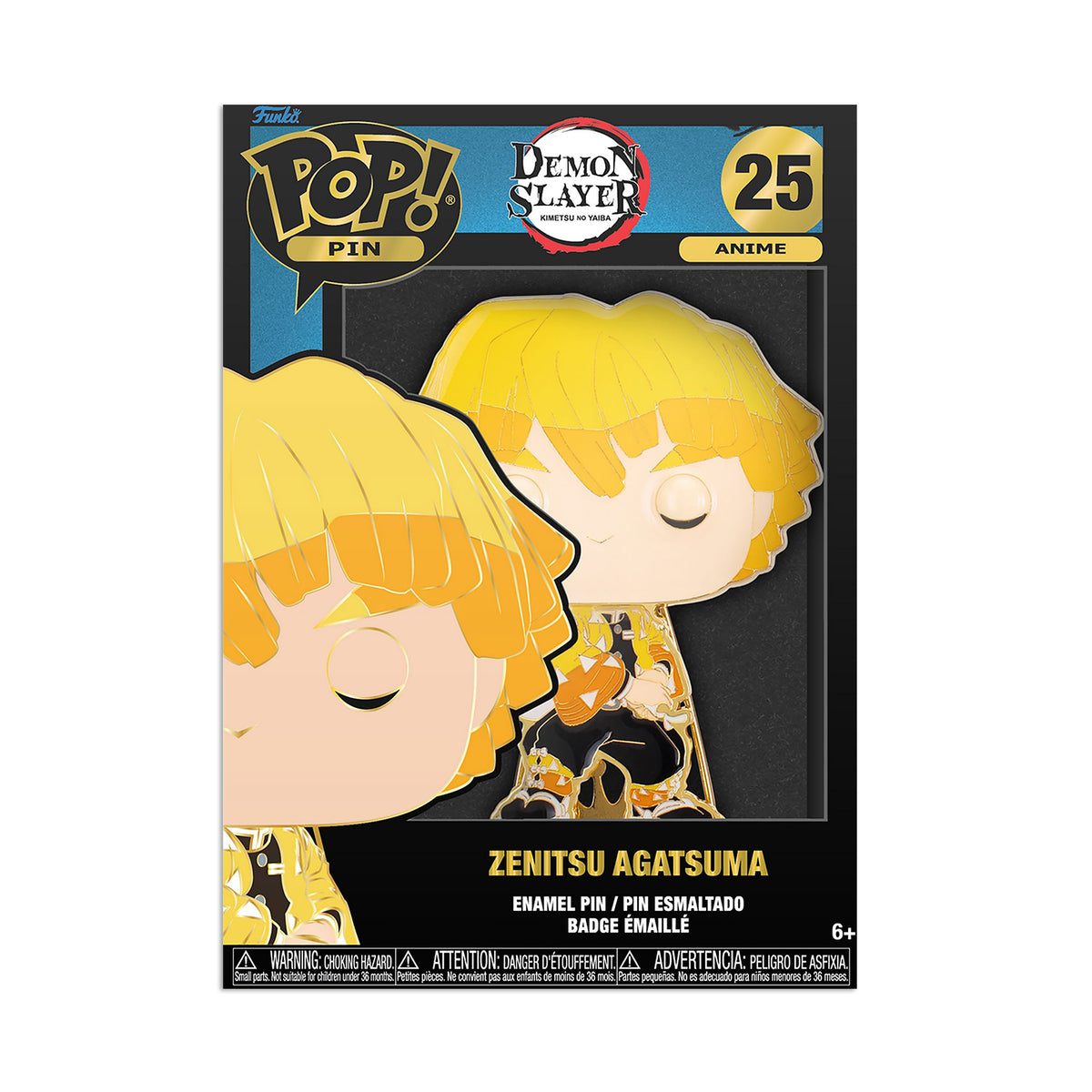 Image produit Demon Slayer - Zenitsu Agatsuma Funko Pop Pin 10 cm