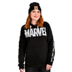 Image produit Marvel - Sweat à capuche avec logo de bande dessinée noir