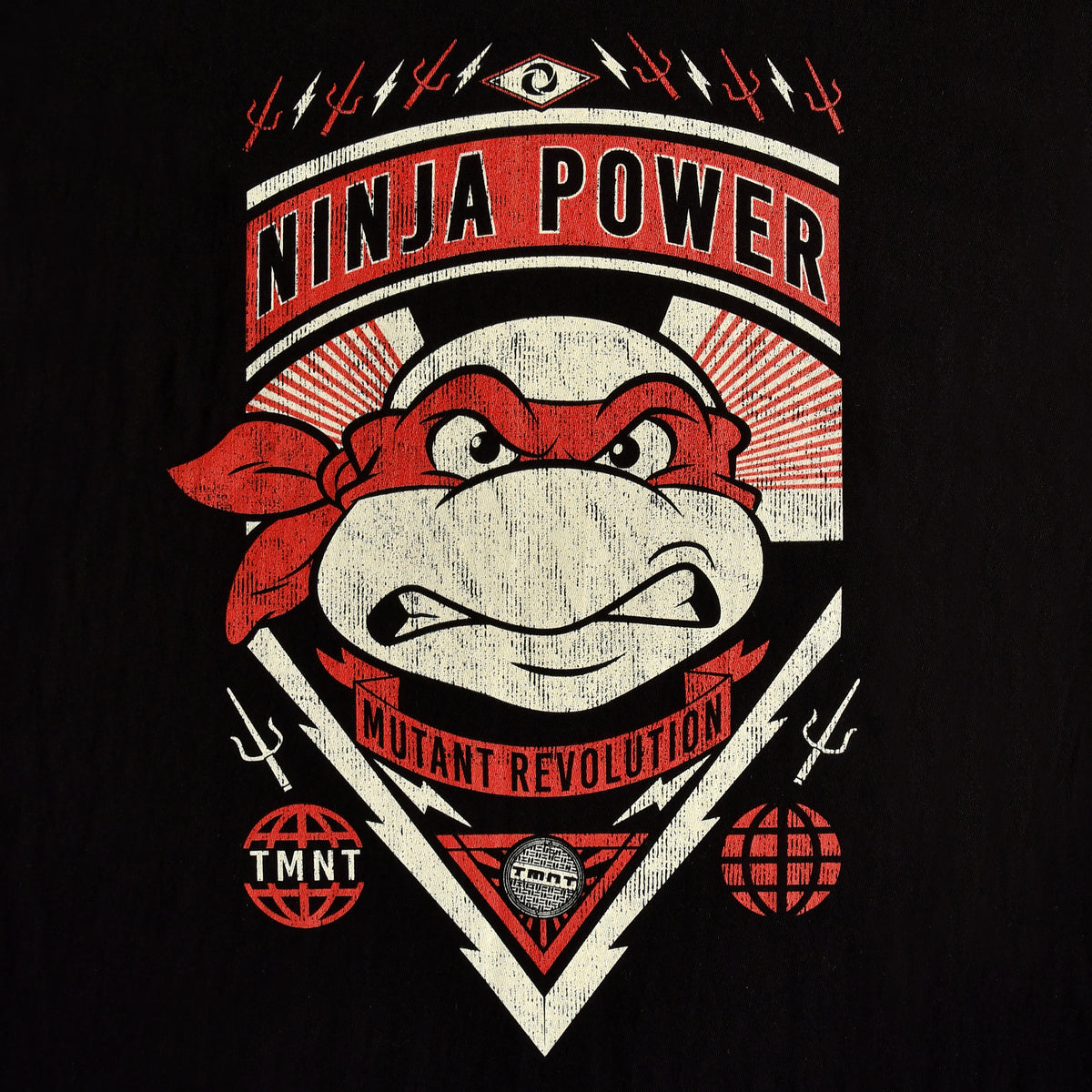 Image produit Teenage Mutant Ninja Turtles - T-shirt Ninja Power noir