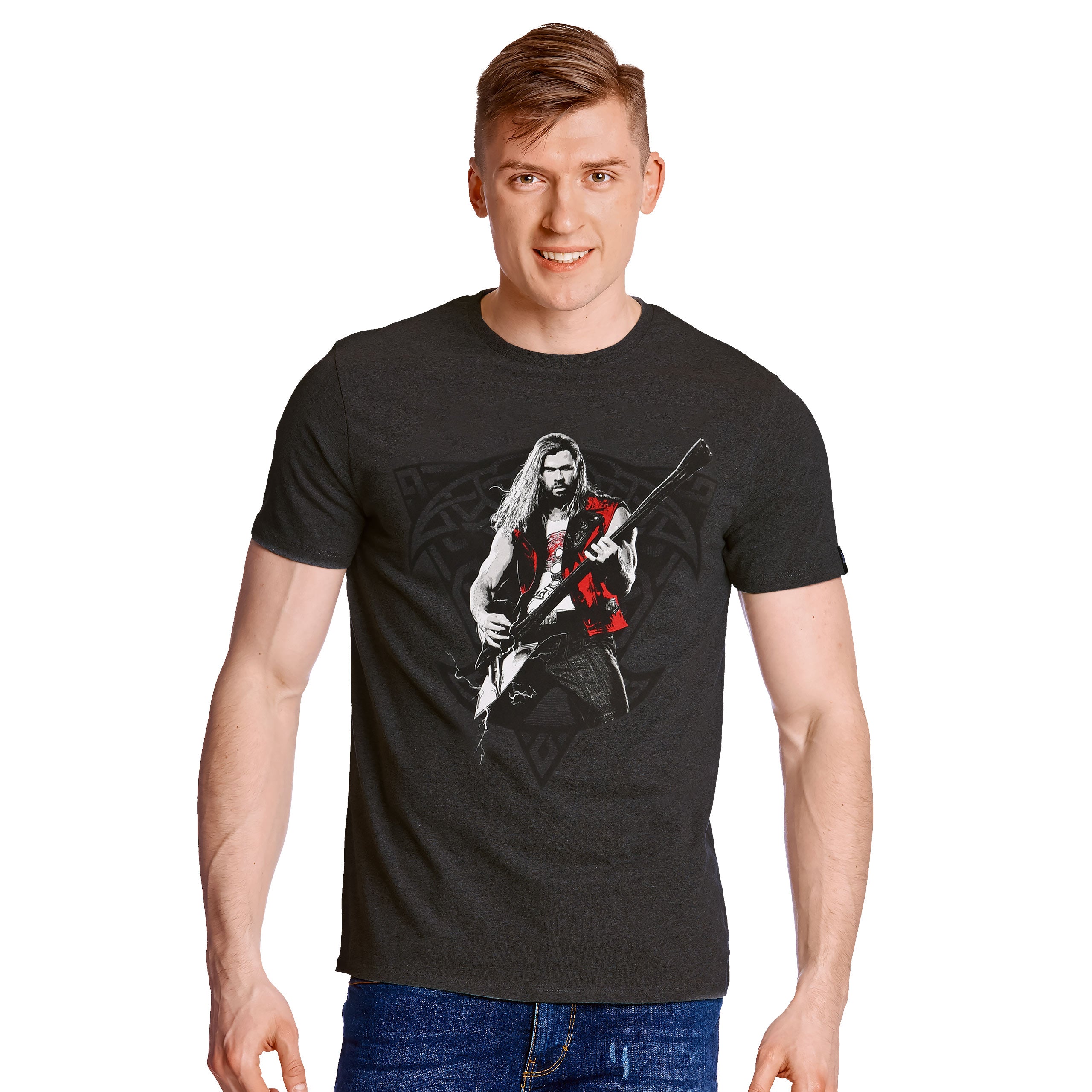 Immagine del prodotto Thor: Love and Thunder - T-shirt del personaggio grigia