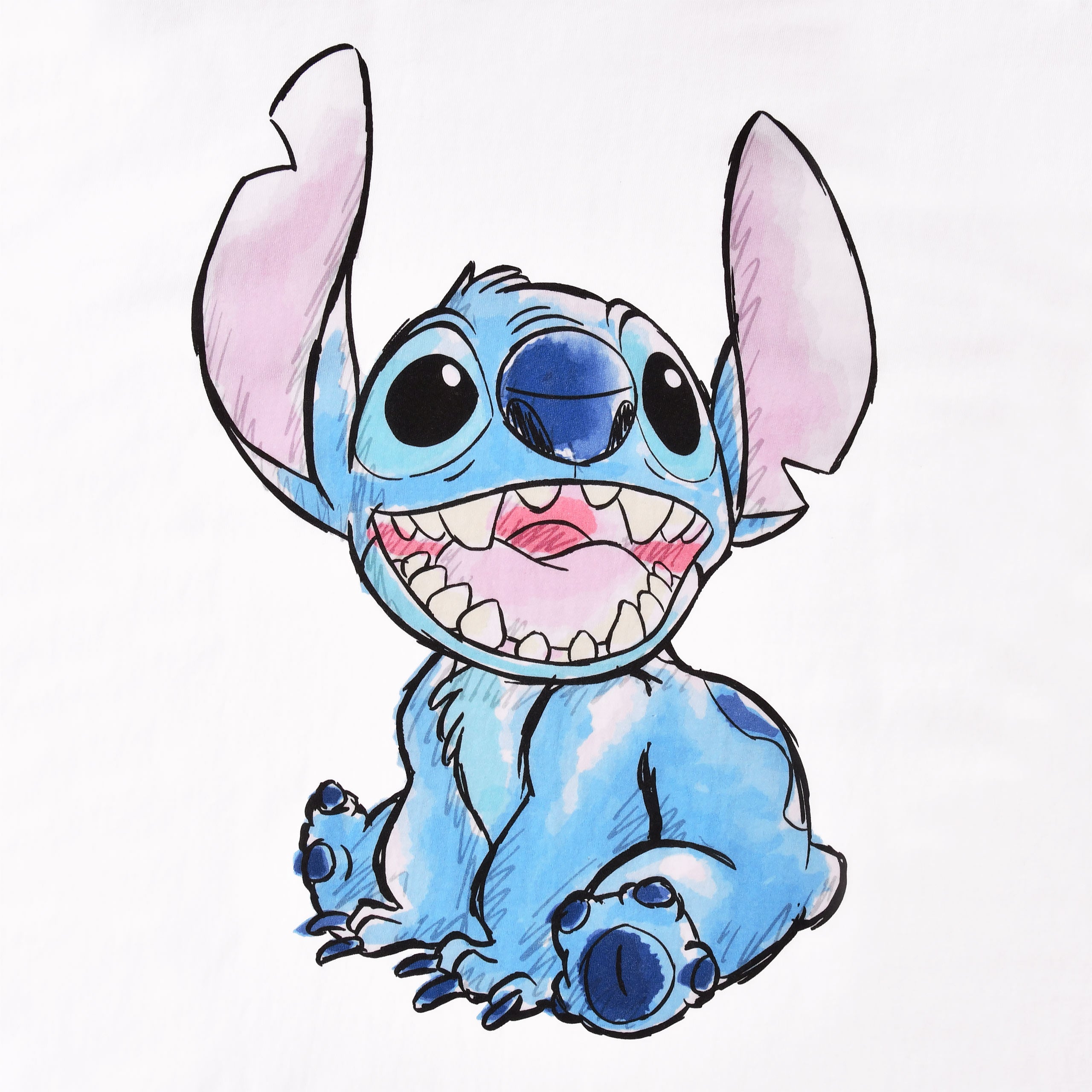 Image produit Lilo & Stitch - T-Shirt Stitch blanc