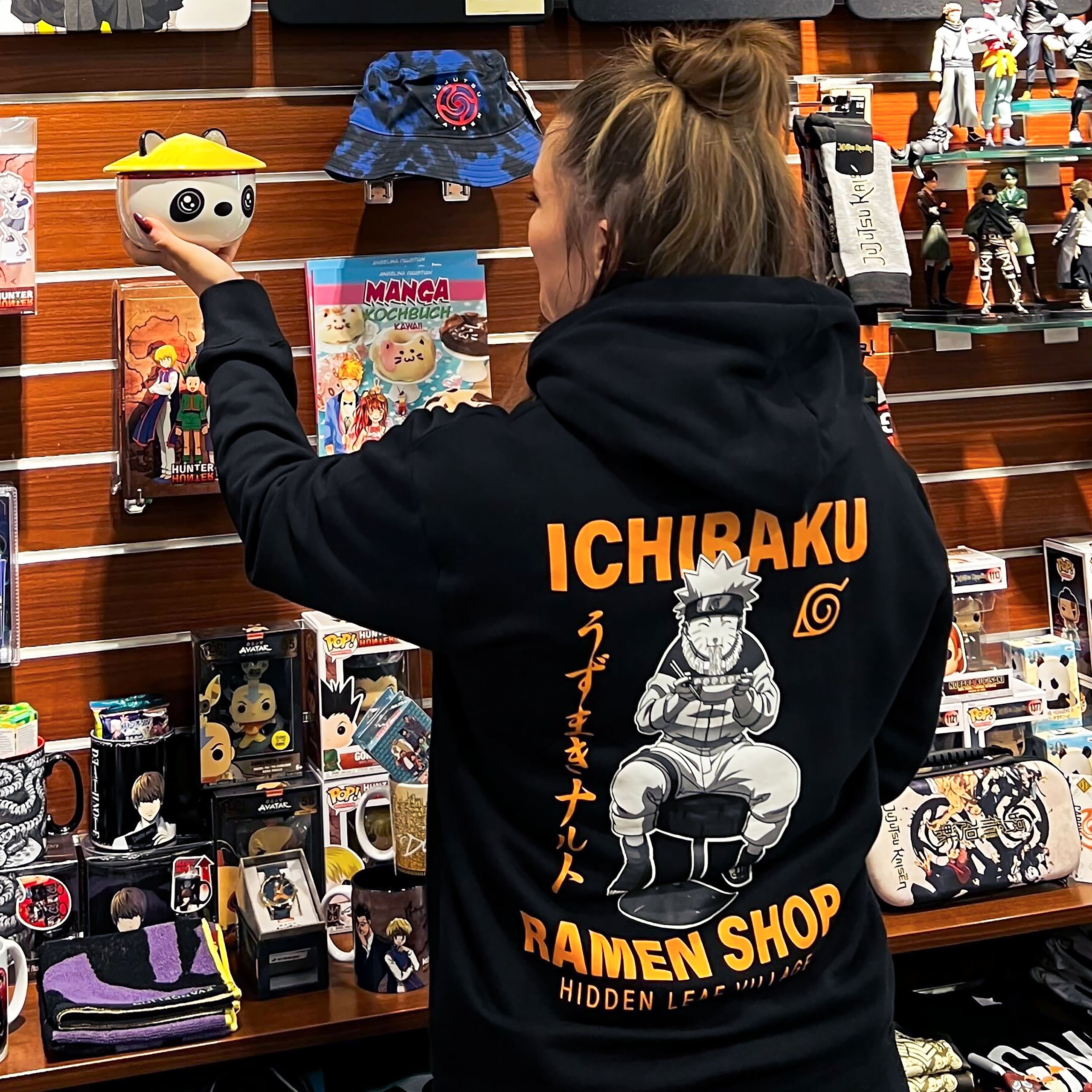 Immagine del prodotto Naruto - Felpa con cappuccio Ichiraku Ramen Shop nera