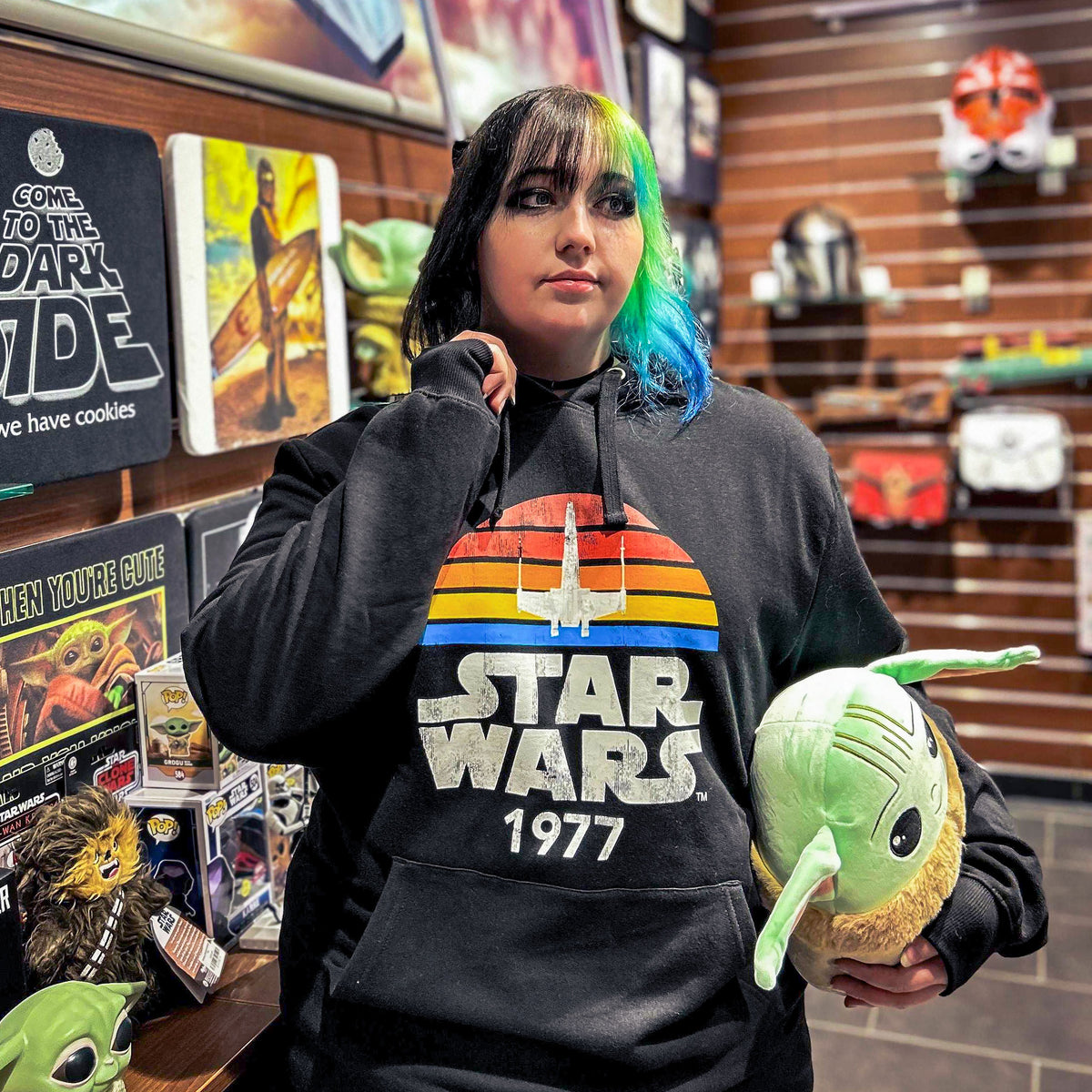 Produktbild Star Wars of 1977 Retro Hoodie schwarz