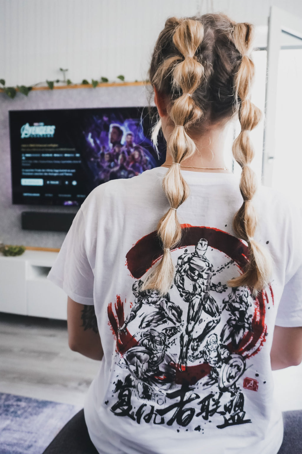 Produktbild Marvel - Group Japanese Style T-Shirt weiß