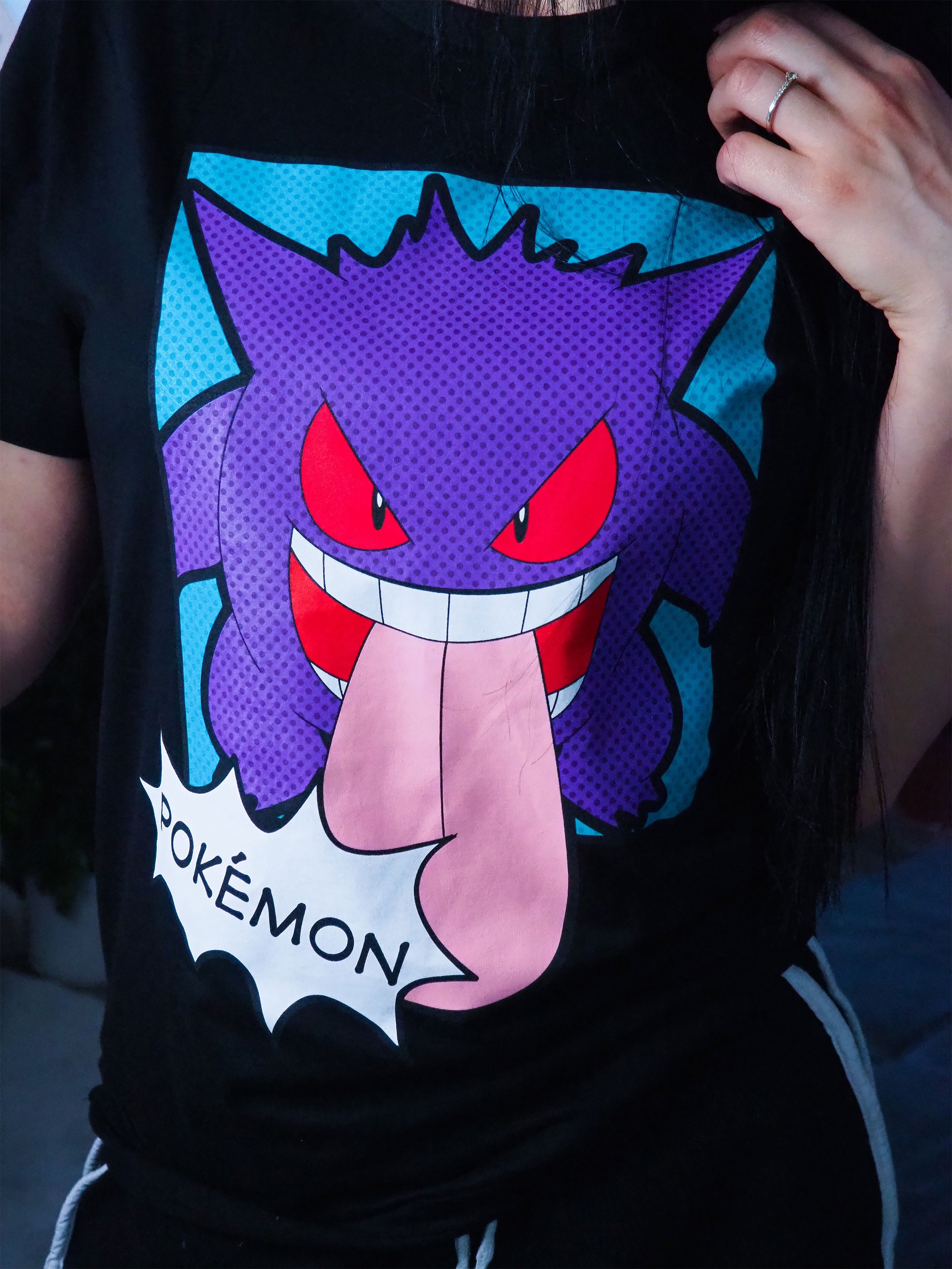 Immagine del prodotto Pokemon - Maglietta Gengar nera