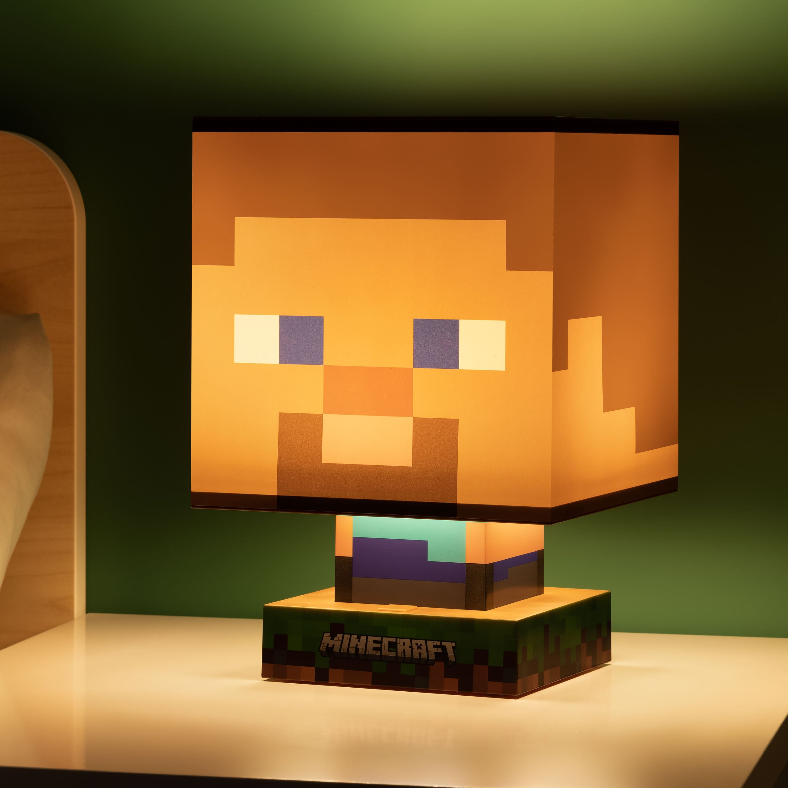 Immagine del prodotto Minecraft - Lampada da tavolo 3D Steve Icons