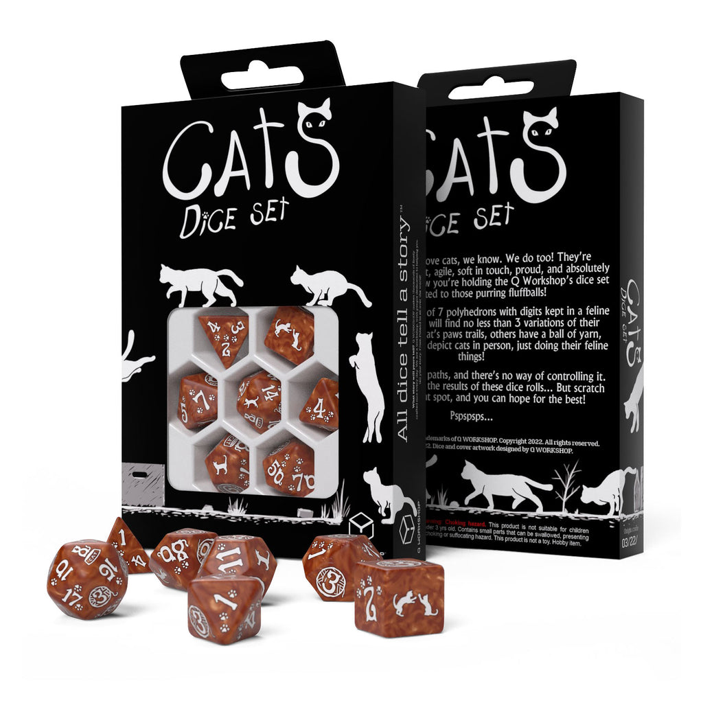 Produktbild Cats - Muffin RPG Würfel Set 7tlg
