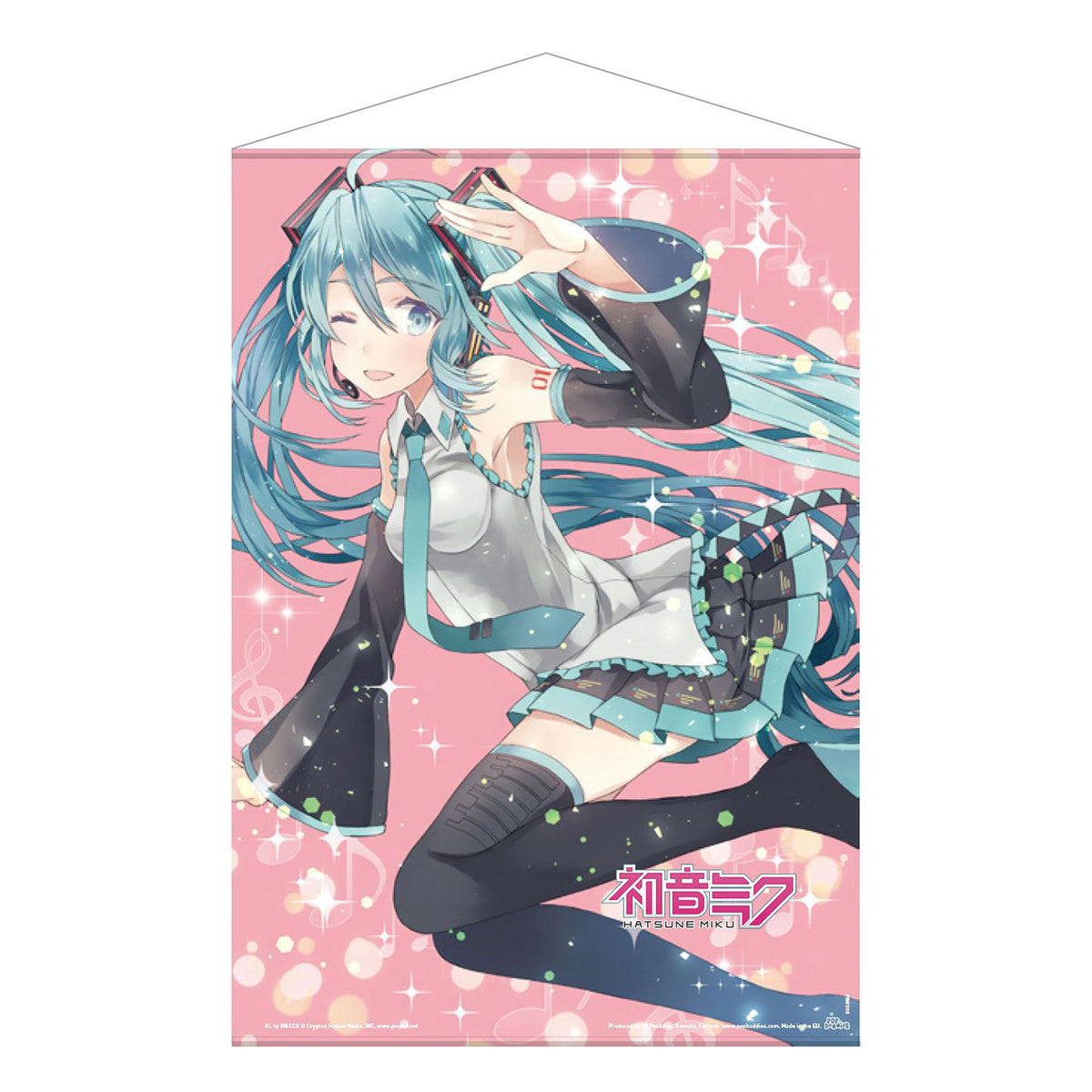 Immagine del prodotto Hatsune Miku - Glitter Miku Wall Scroll