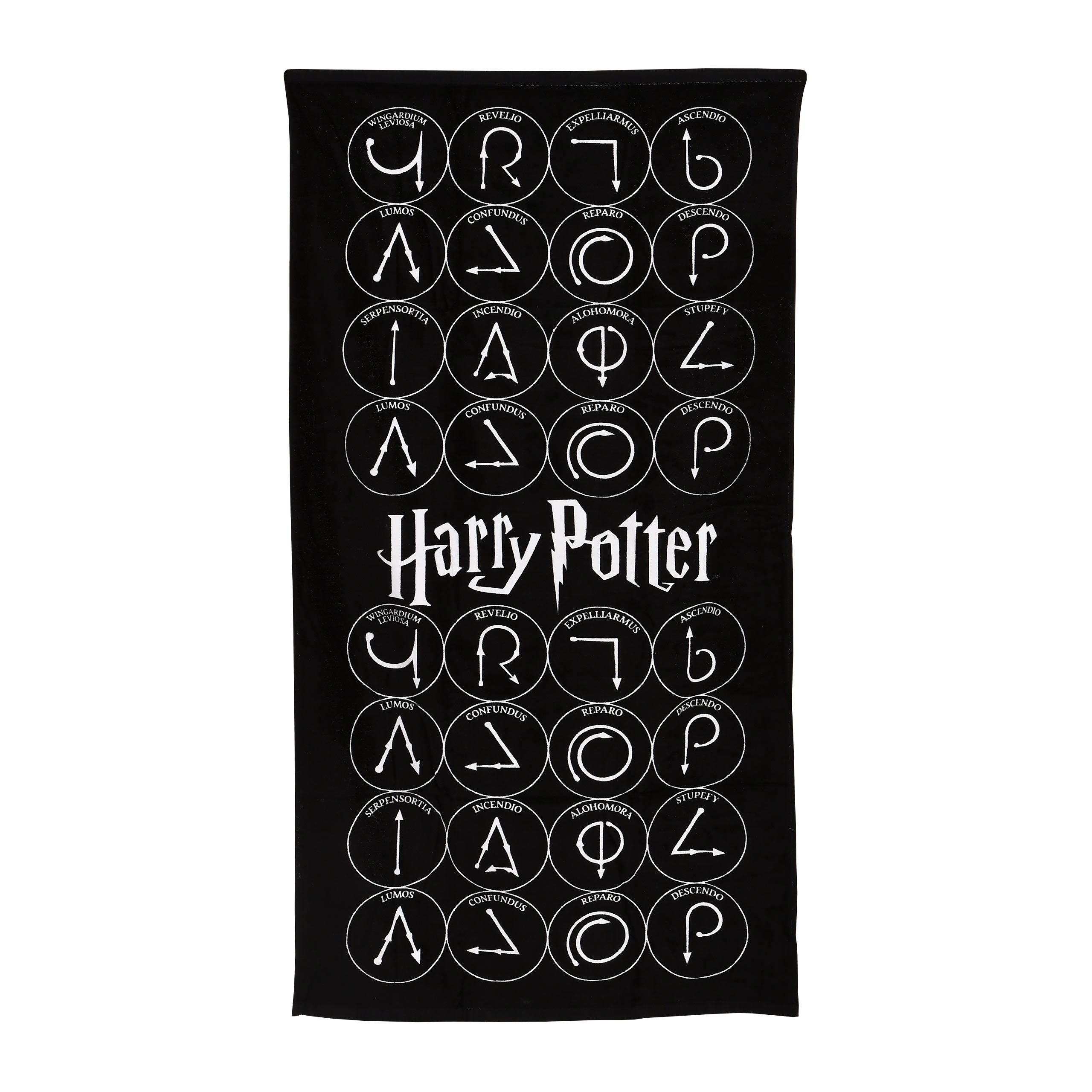 Produktbild Harry Potter - Zaubersprüche Badetuch