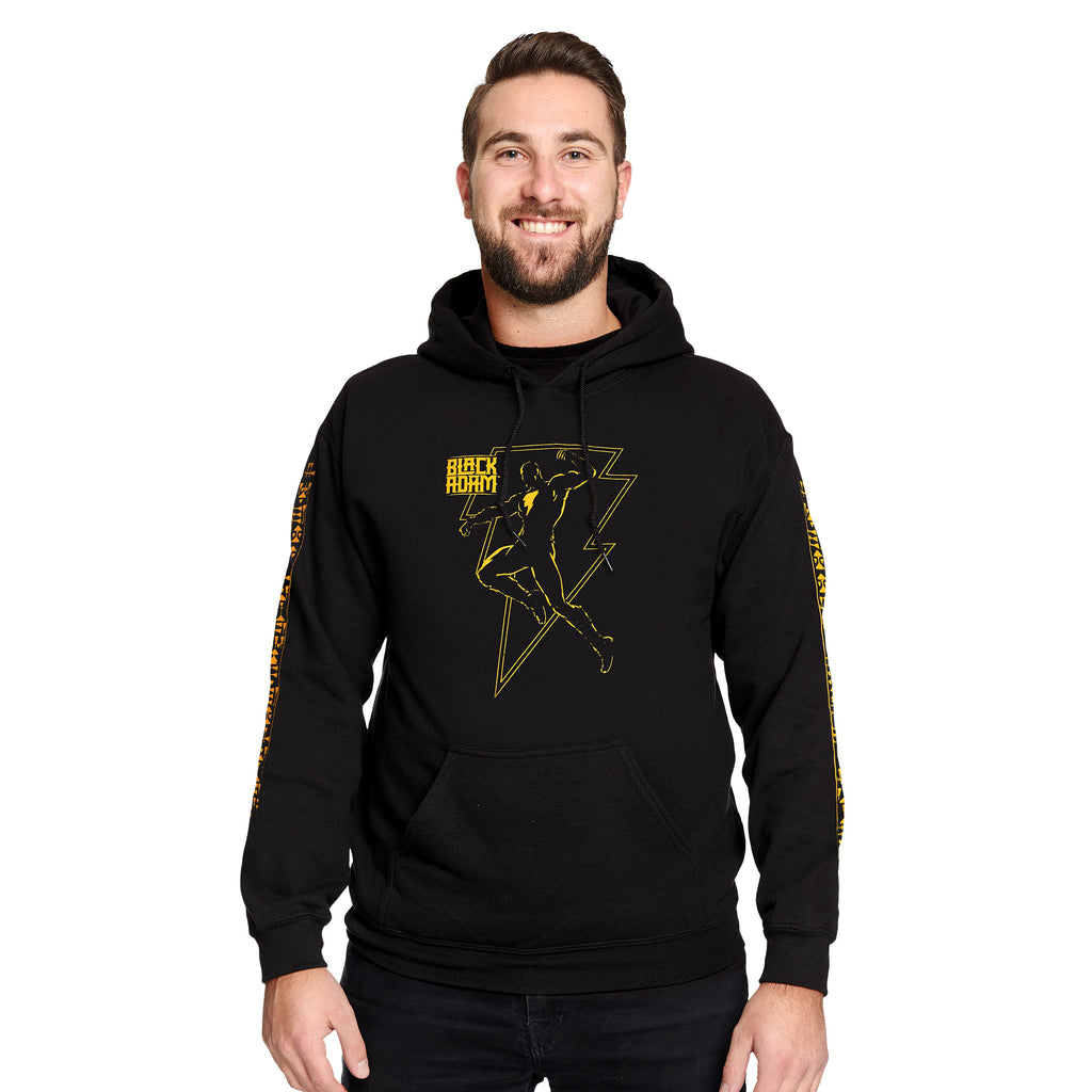 Image produit Black Adam - Sweat à capuche de combat noir