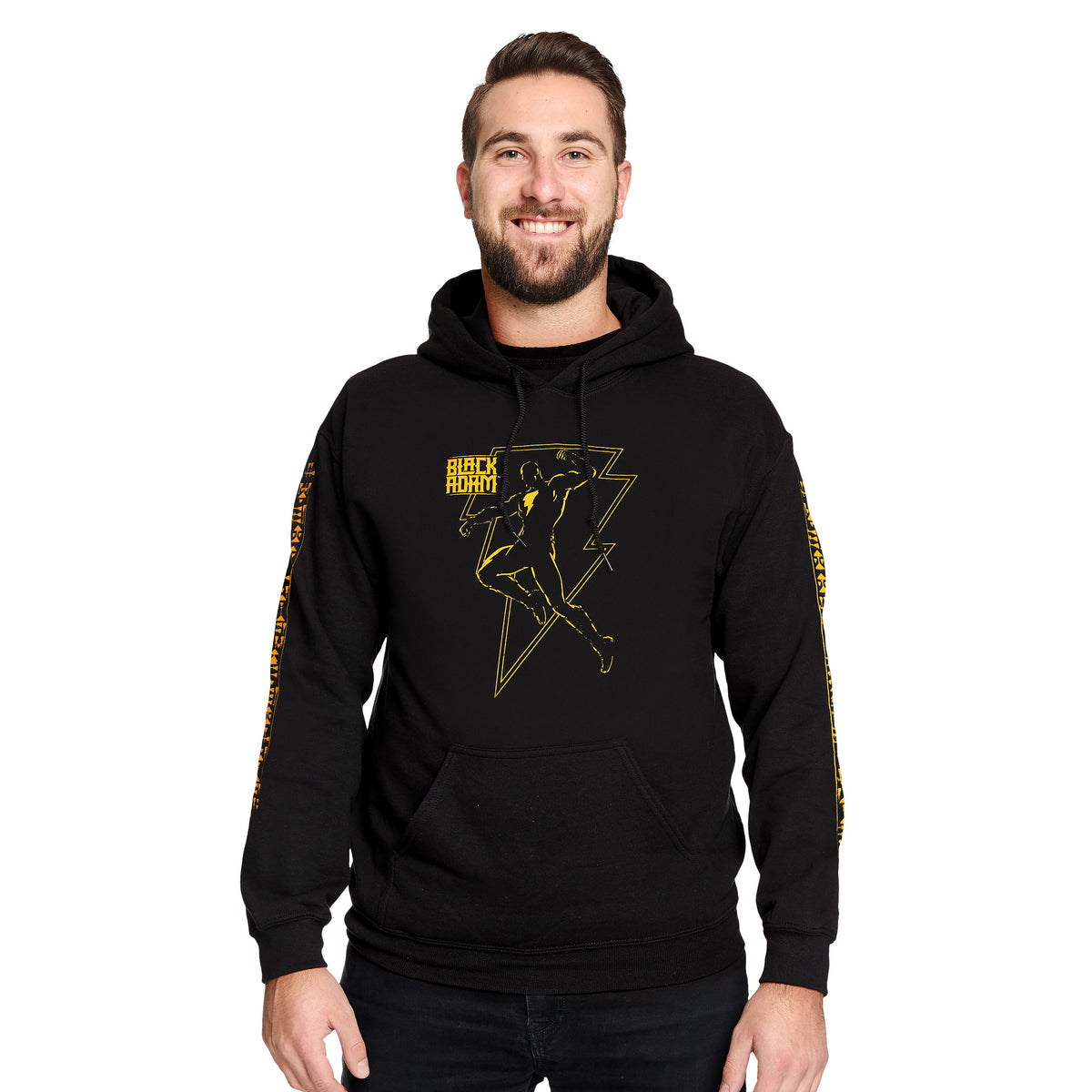 Image produit Black Adam - Sweat à capuche de combat noir