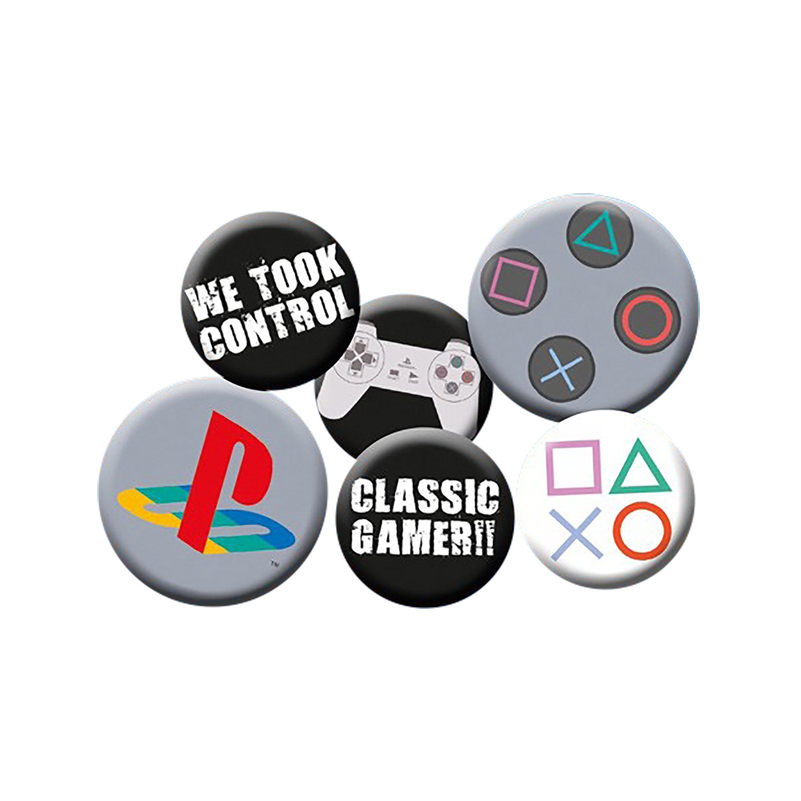 Immagine del prodotto PlayStation - Set di 6 Pulsanti con Simboli