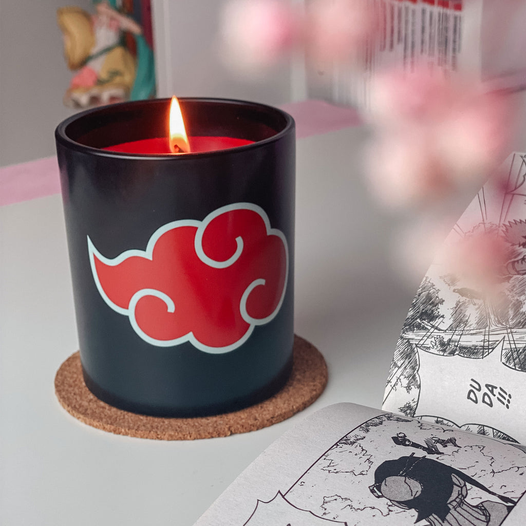 Image produit Naruto Shippuden - Bougie symbole Akatsuki en verre
