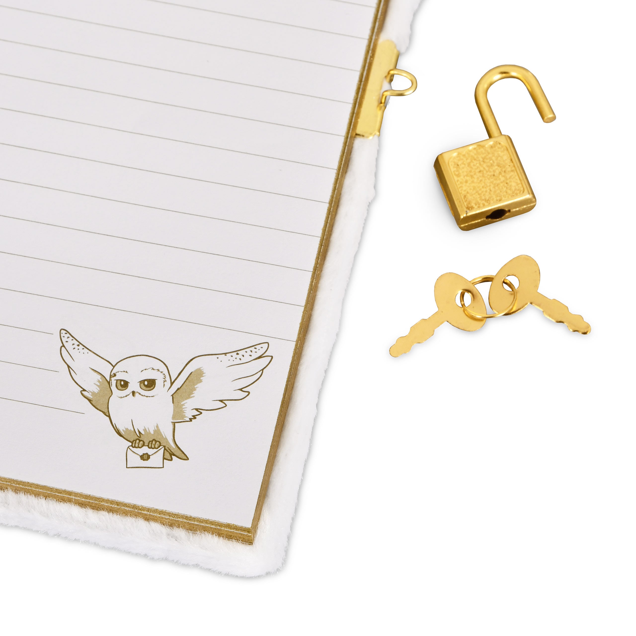 Immagine del prodotto Harry Potter - Quaderno di Peluche Hedwig A5 con Lucchetto