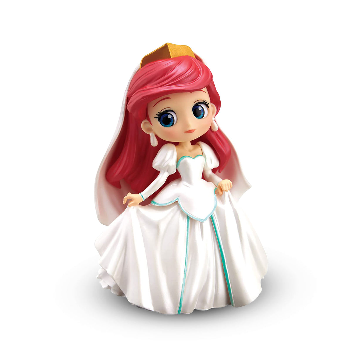 Image produit Ariel - La Petite Sirène en robe blanche Q Posket figure 7 cm Version E