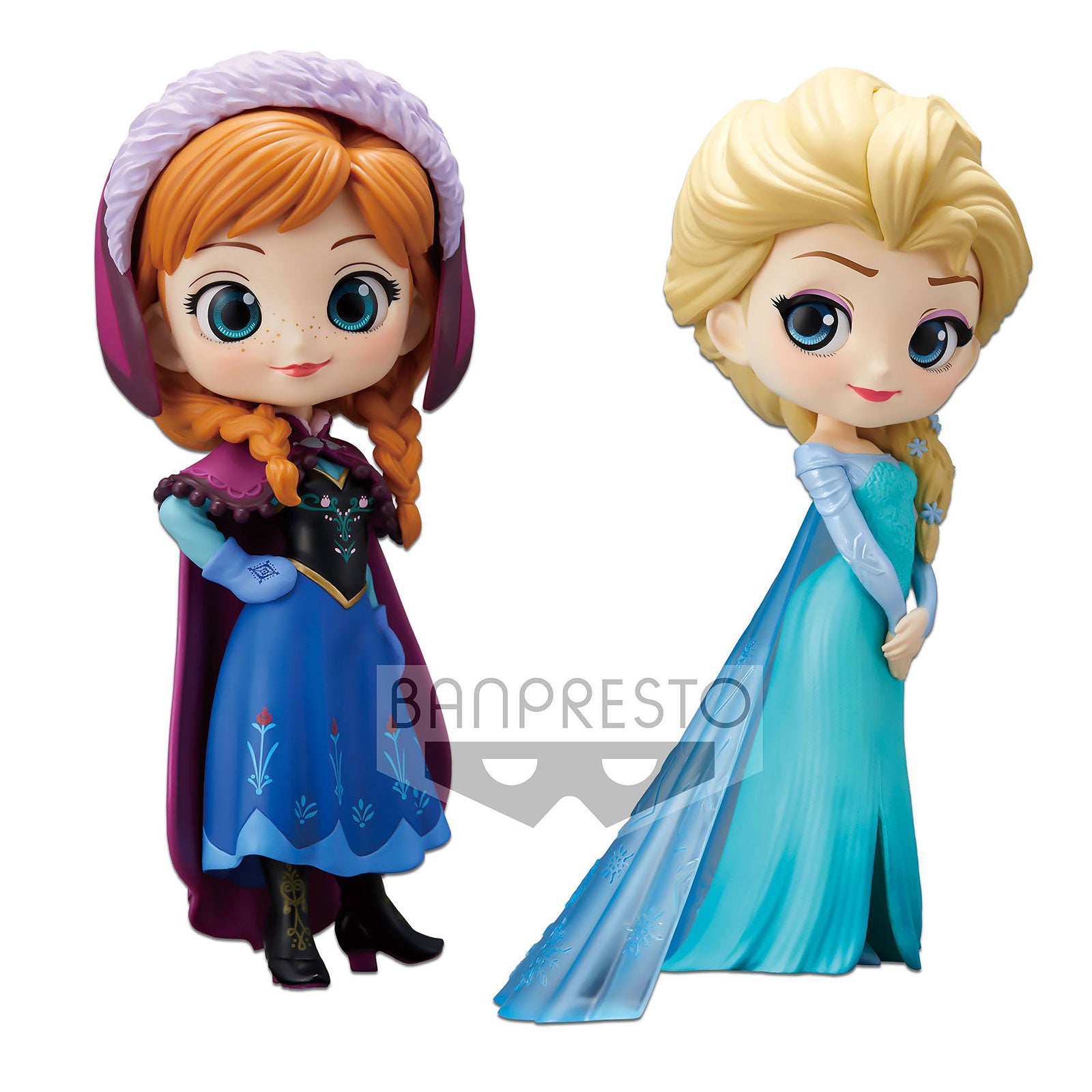 Image produit Frozen - Ensemble de figurines Anna & Elsa Q Posket