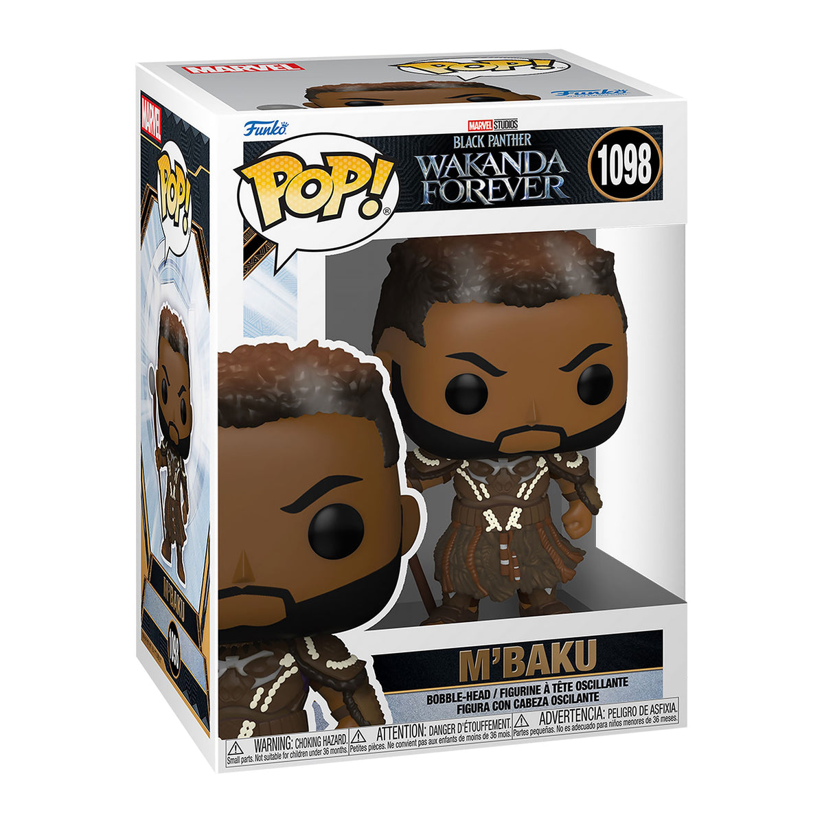Produktbild Black Panther - M'Baku Funko Pop Wackelkopf-Figur