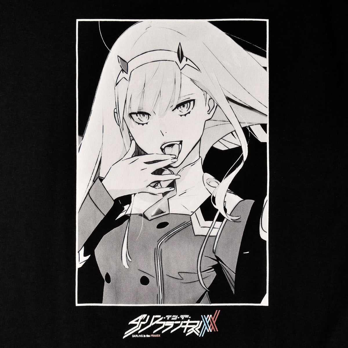 Produktbild Darling in the Franxx - Zero Two Black Crew T-Shirt schwarz