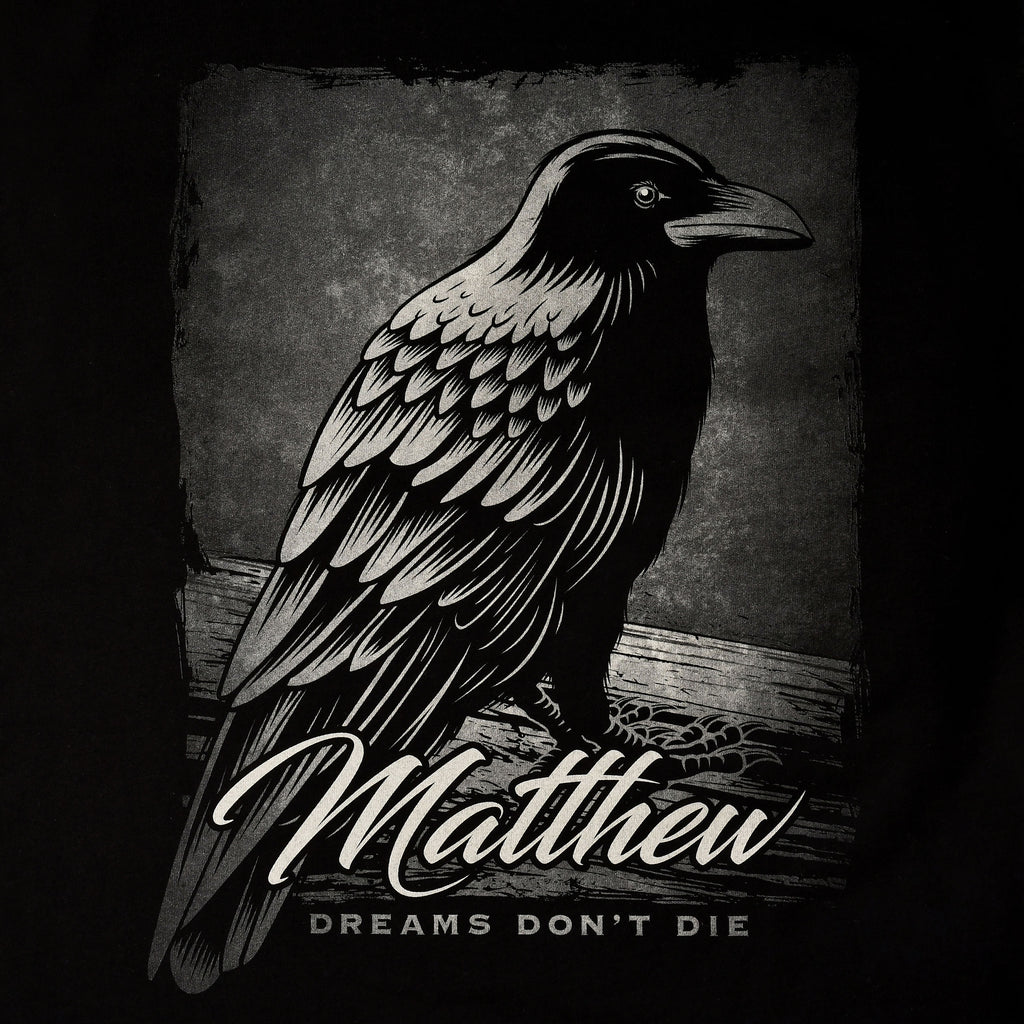 Image produit T-Shirt Dreams Don't Die pour les fans de Sandman noir