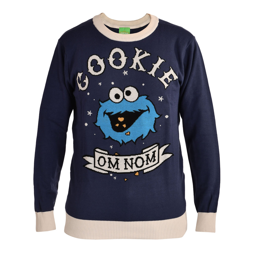Image produit Pull en tricot Cookie Monster Cookie Om Nom - Sesame Street