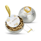 Immagine del prodotto Harry Potter - Pallina di Natale con collana stemma Hufflepuff