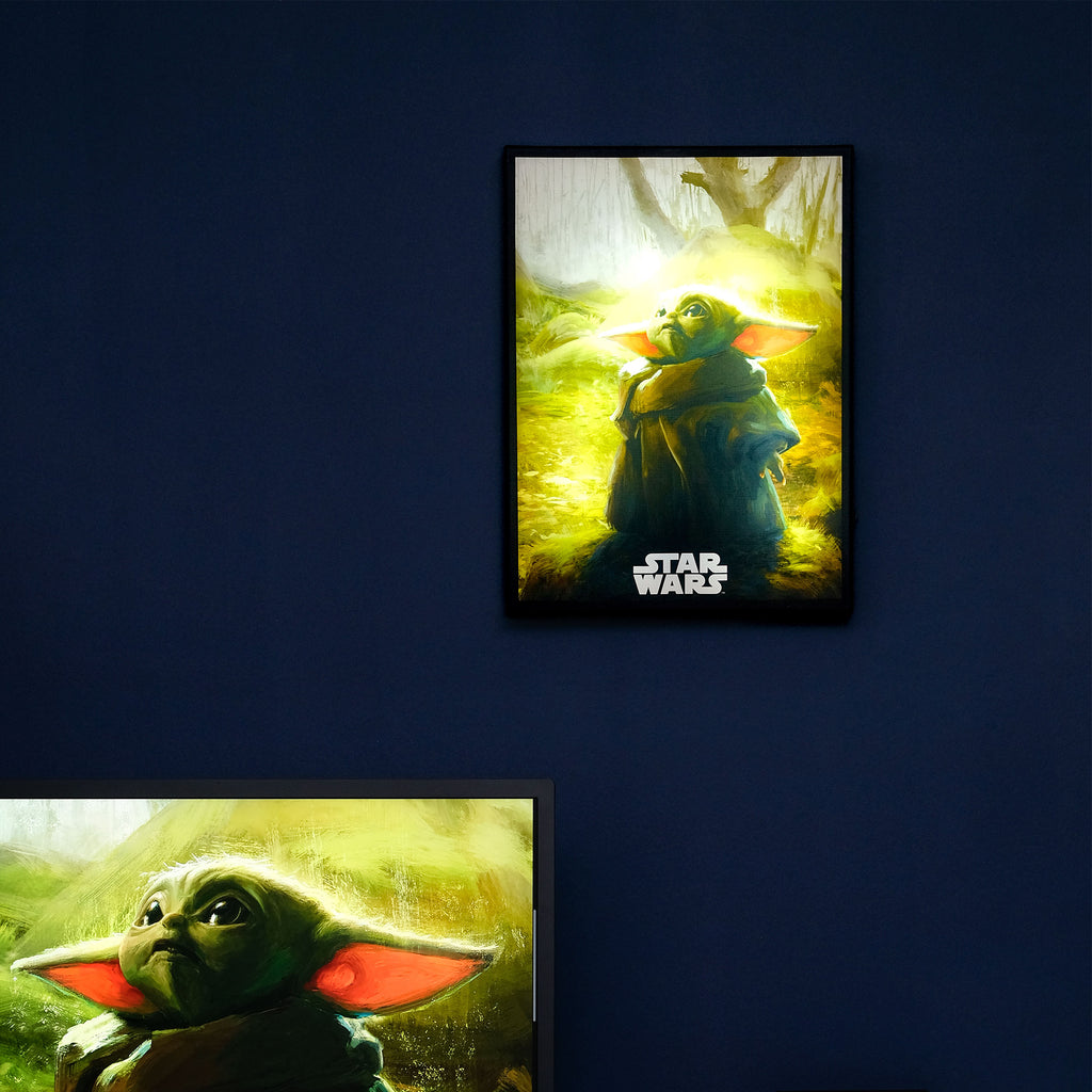 Produktbild Grogu Wandbild mit Licht - Star Wars The Mandalorian
