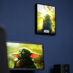 Produktbild Grogu Wandbild mit Licht - Star Wars The Mandalorian
