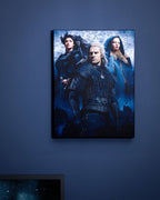 Product image Witcher - Ciri, Yennefer & Geralt Wall Picture with Light