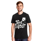 Immagine del prodotto T-shirt nera di Groot - Guardiani della Galassia