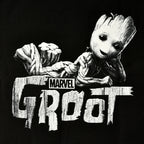 Immagine del prodotto T-shirt nera di Groot - Guardiani della Galassia
