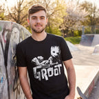 Immagine del prodotto T-shirt nera di Groot - Guardiani della Galassia