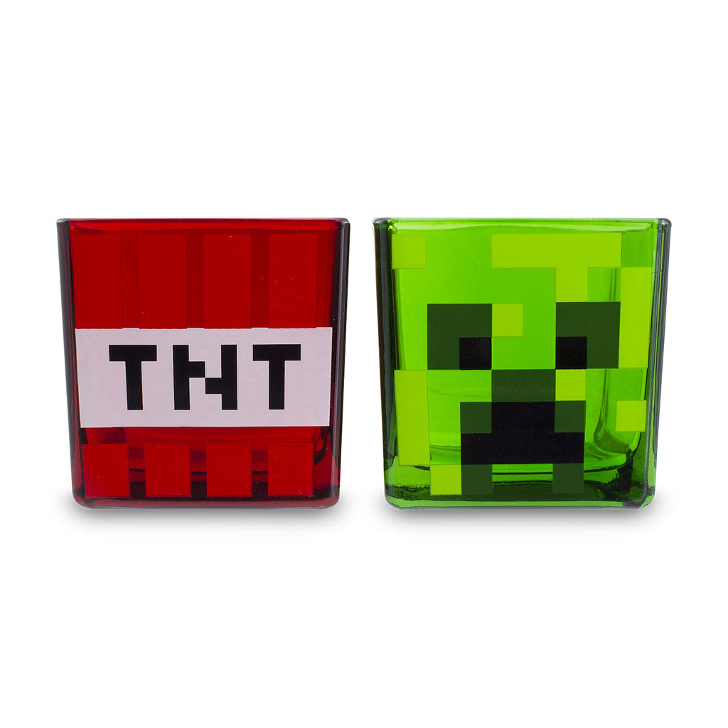 Image produit Minecraft - Ensemble de 2 verres Creeper et TNT