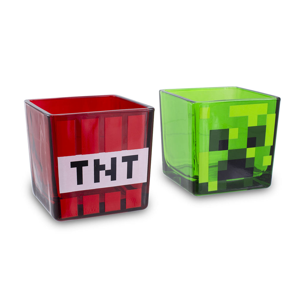 Image produit Minecraft - Ensemble de 2 verres Creeper et TNT
