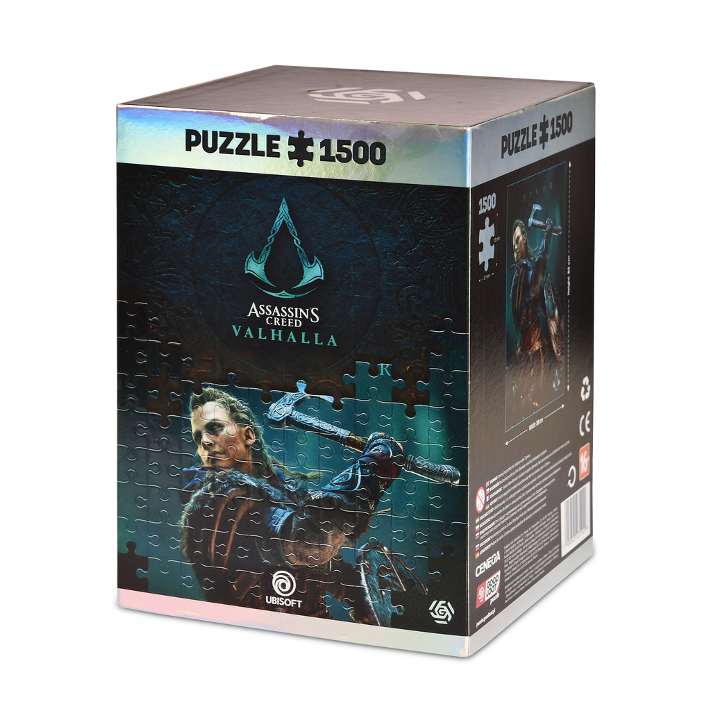 Immagine del prodotto Assassin's Creed Valhalla - Puzzle di Eivor con sacchetto di stoffa con logo