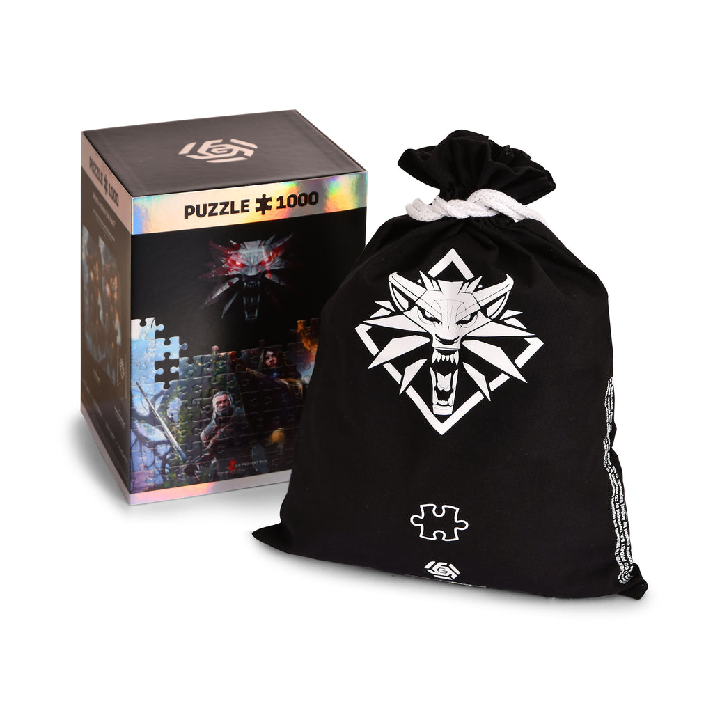 Produktbild Witcher - Yennefer Puzzle mit Logo Stoffbeutel