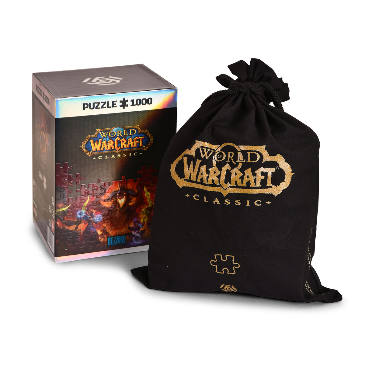 Immagine del prodotto World of Warcraft - Puzzle di Onyxia con sacchetto di stoffa con logo