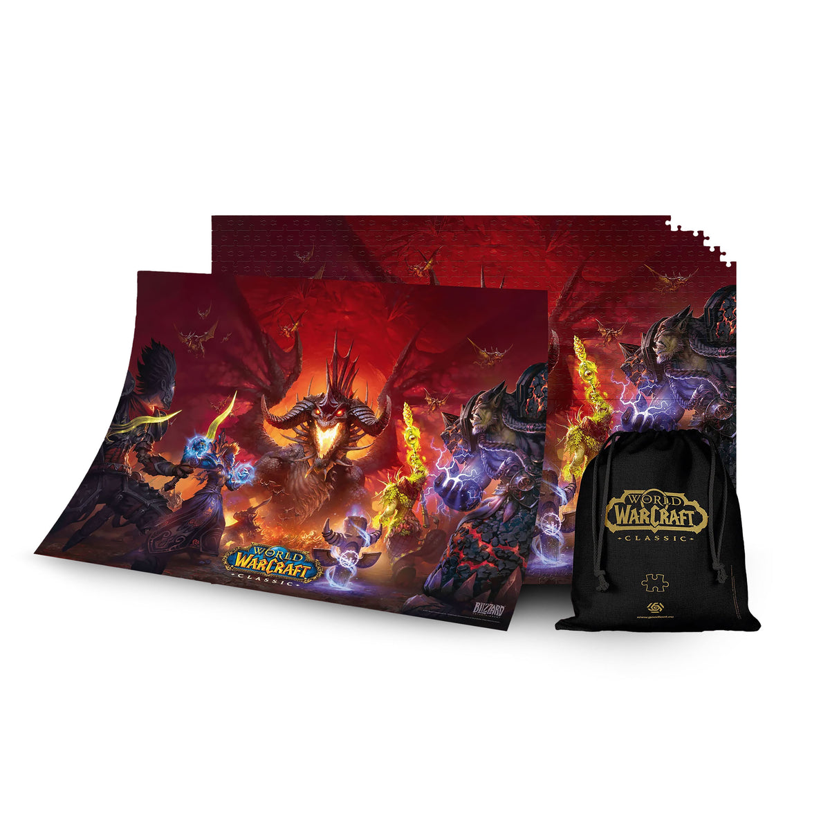 Immagine del prodotto World of Warcraft - Puzzle di Onyxia con sacchetto di stoffa con logo