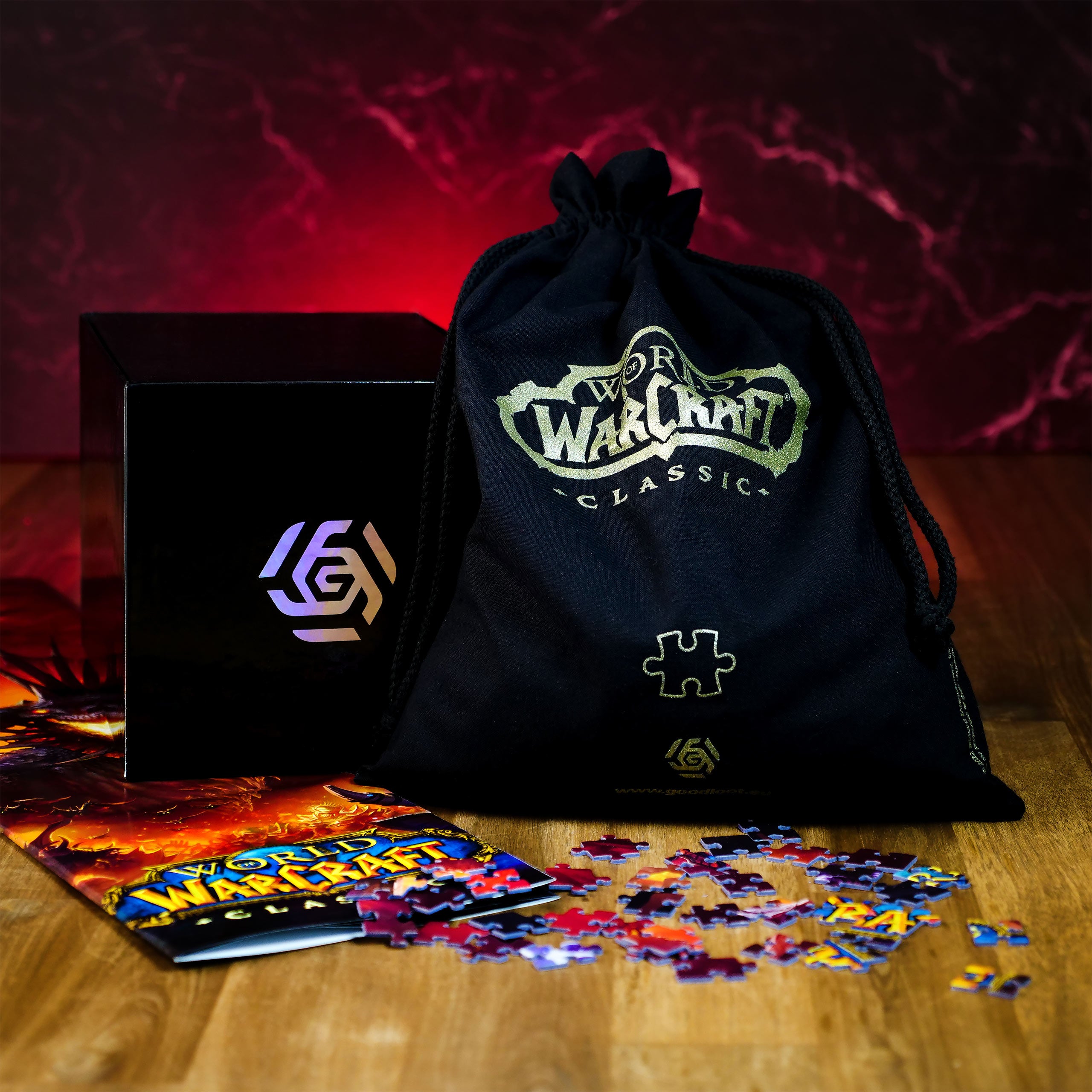 Immagine del prodotto World of Warcraft - Puzzle di Onyxia con sacchetto di stoffa con logo