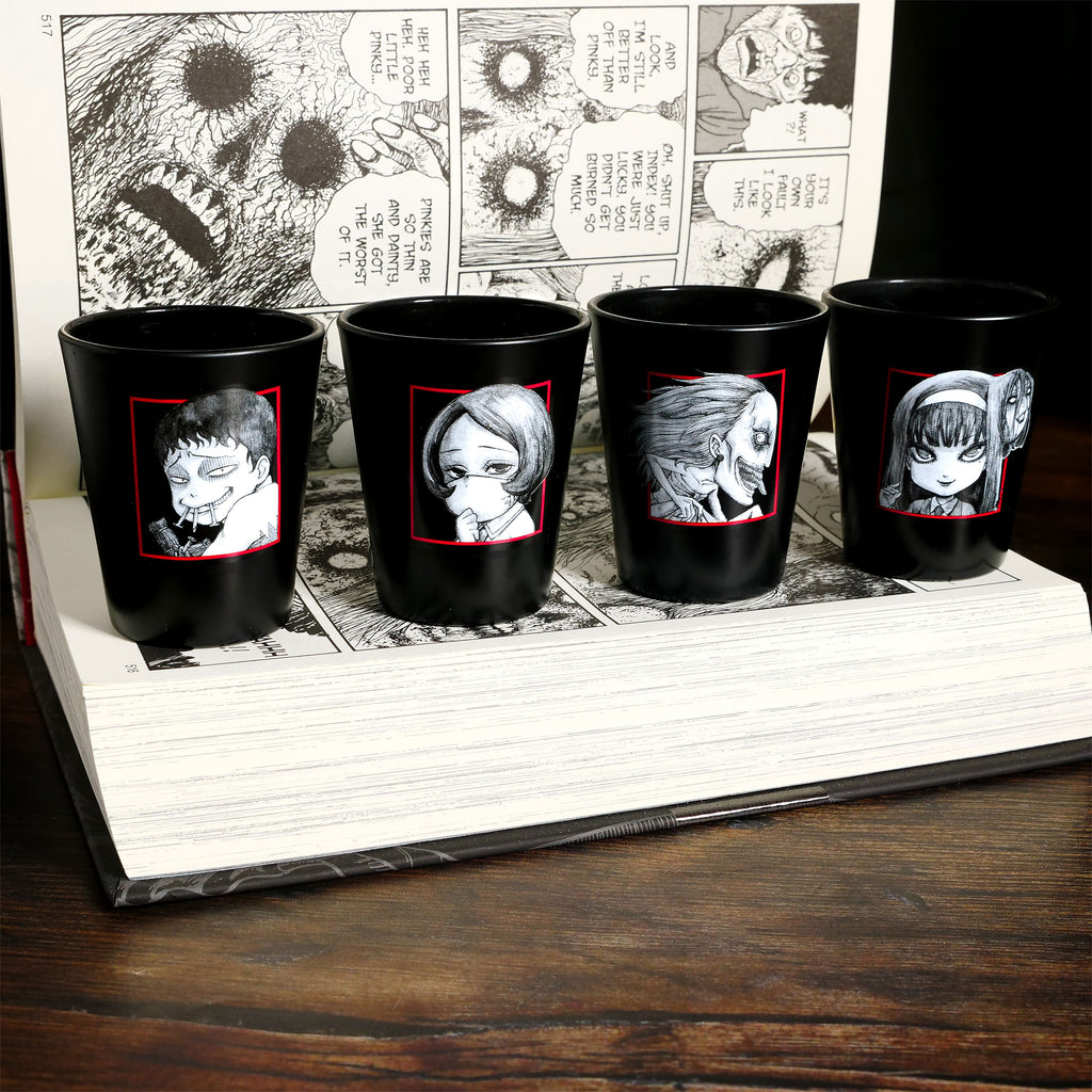 Produktbild Junji Ito - Character Shots Gläserset