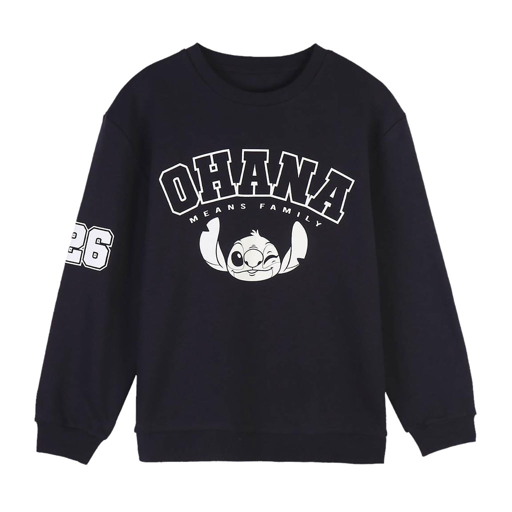 Image produit Lilo & Stitch - Ohana Means Family sweat noir
