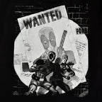 Image produit Deadpool - T-shirt Wanted noir