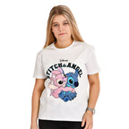 Immagine del prodotto Lilo & Stitch - Maglietta da donna Angel & Stitch bianca