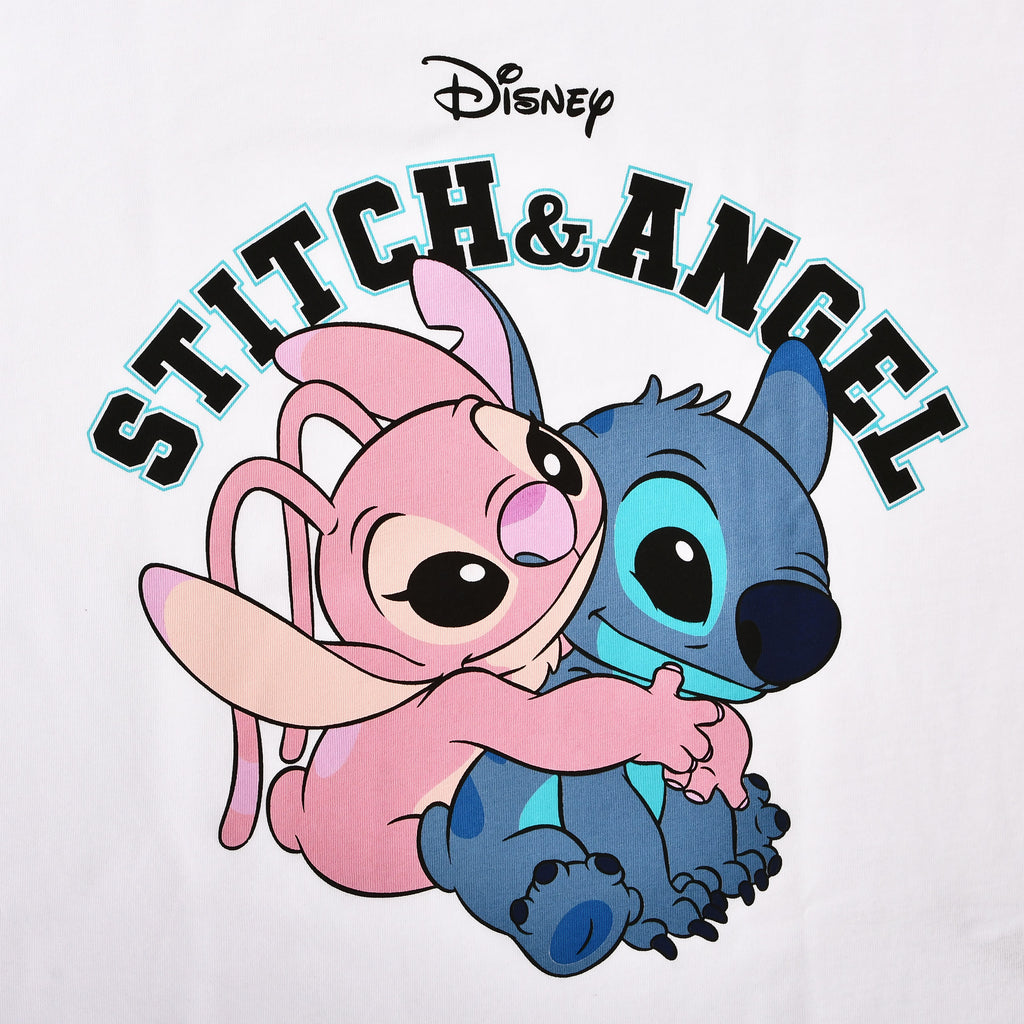 Immagine del prodotto Lilo & Stitch - Maglietta da donna Angel & Stitch bianca
